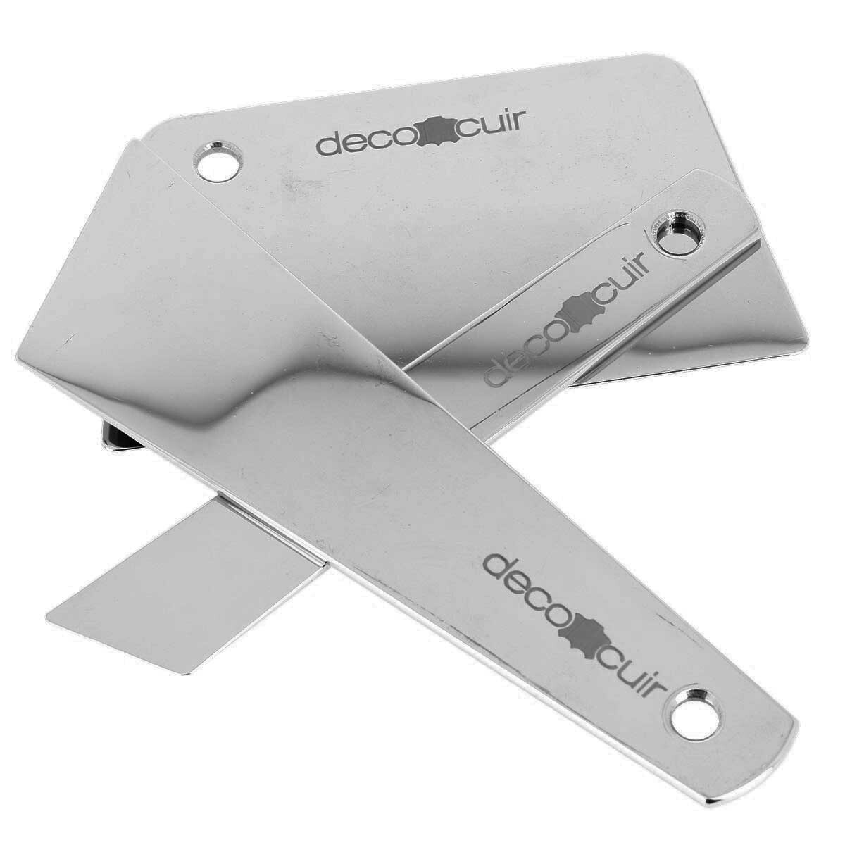 Spatules pour colle en inox Deco Cuir - Set de 3 outils de maroquinerie pour encollage précis