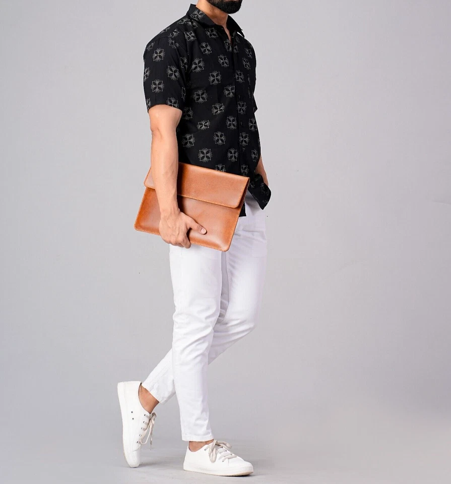 Funda de cuero para MacBook Air y Pro para Macbook Air Pro M1 M2 de 13 a 16 pulgadas Foto 2 de 4