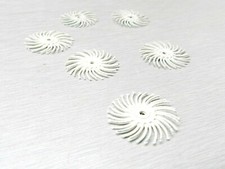 3M Radial Bristle Discs 120 Grade 3/4" White 120 Grit Bristle Brush Pack of 6