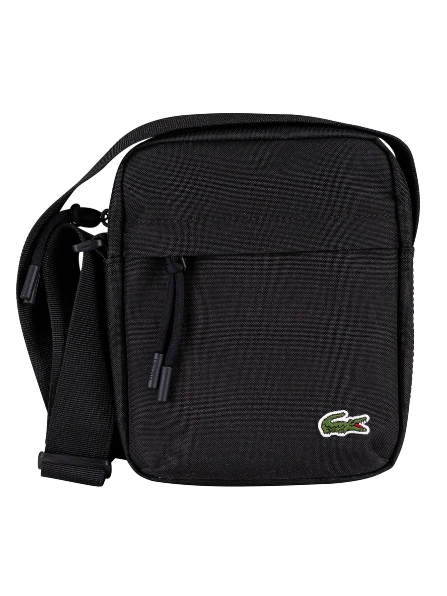 Lacoste black Logo Messenger Bag