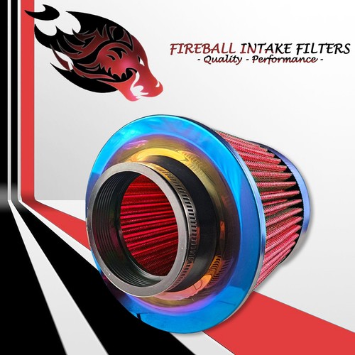 3" Reusable High Flow Performance Cold Air Intake Filter Kit Red For Dodge - Picture 11 of 13
