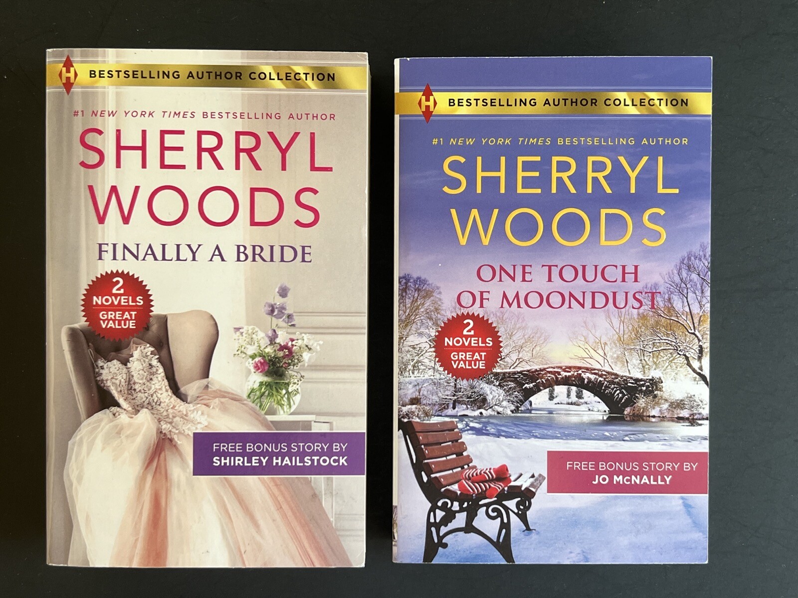 (2) Sherryl Woods Books NEW & UNREAD Finally A Bride+ One Touch of