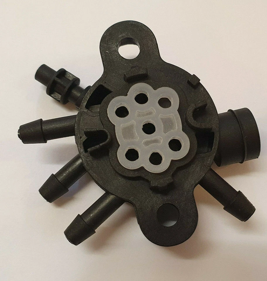 Keramikventilkopf Melitta Keramikventil 593 - 5 Anschlüsse -D4 + Dichtung-D12