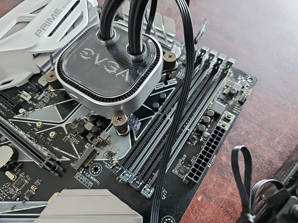 COMBO: ASUS Prime Z370-A Motherboard, I/O plate + EVGA 400-HY-CL24-V1 ...