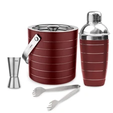 4 Piece Bar Accessories Set for Drinks Cocktail Bartender Kit Cherry