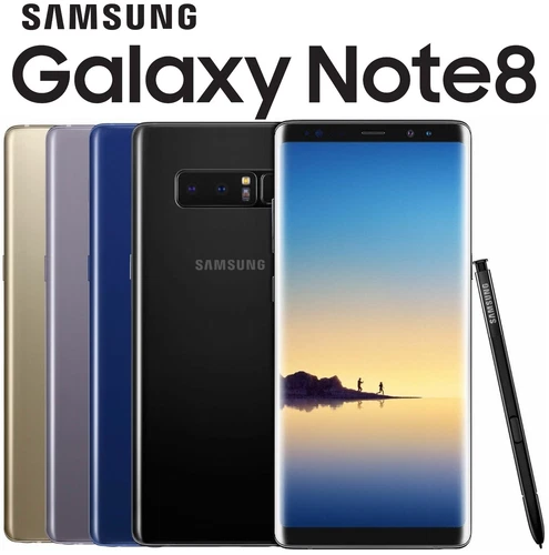 Samsung Galaxy Note 8 N950U 64GB Unlocked Pristine Phone Open Box Black/Purple - Picture 2 of 8