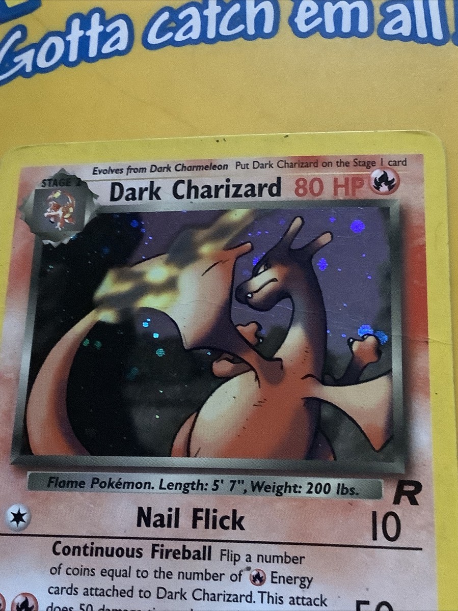 Dark Charizard 4/82 Team Rocket Holographic Rare Foil Pokemon Card