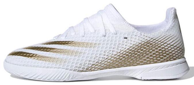 adidas X Ghosted.3 IN White Metallic Gold Melange - 1 of 1
