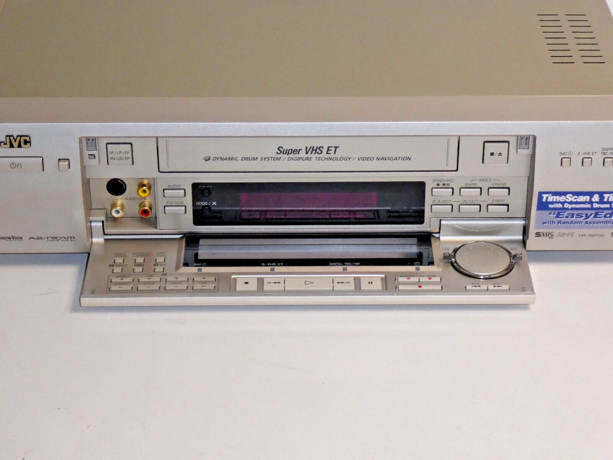 JVC HR-S9700EU PAL Super VHS ET Player Recorder Time Base Corrector TBC DNR  ORC | eBay