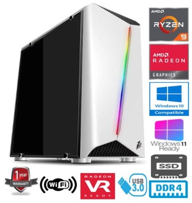 RYZEN GAMING PC AMD RYZEN 3900X 32GB RAM 1TB SSD