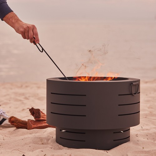 Glow Dante Low Smoke Outdoor Fireplace Garden Patio Fire Pit Home Decor - Picture 4 of 8
