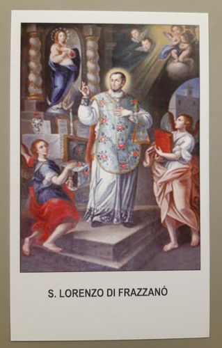 Santino San Lorenzo di Frazzano Holy Card lotto di 2 Santini Patrono Frazzano' - Picture 2 of 5