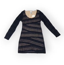 Sophia Max Studio Lace Mini Little Black Dress Cocktail Party  L NWT