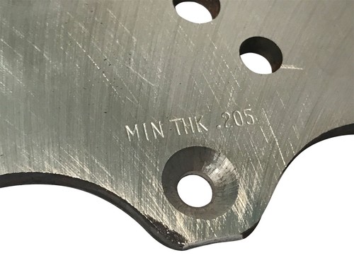 11-1/2" Front Brake Rotor Disc Harley HD Sportster Super Glide 1974-78 #41807-74 - Bild 2 von 2