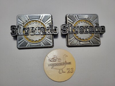 81-88 Chevrolet K5 Blazer Rear Quarter Panel Emblems Badges Silverado 14014315
