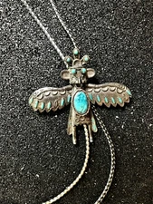 Western Cowboy Turquoise Indian totum pole Bolo witch doctor dress Necktie Tie