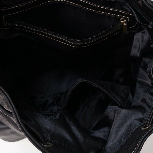 Bolsos de hombro de mochila multibolsillo de diseño de diseño elegante hecho de imitación de cuero - Imagen 8 de 10