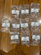 10x Bel BC-5UG002F RJ45 CAT5E Unshielded Gray Ethernet Patchcord 2ft w/ Boot NEW