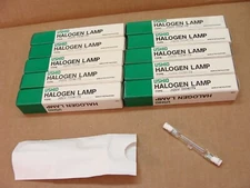 10 USHIO J120V-100W/79 120v 100w halogen lamp bulb R7s base 3 inch 79mm