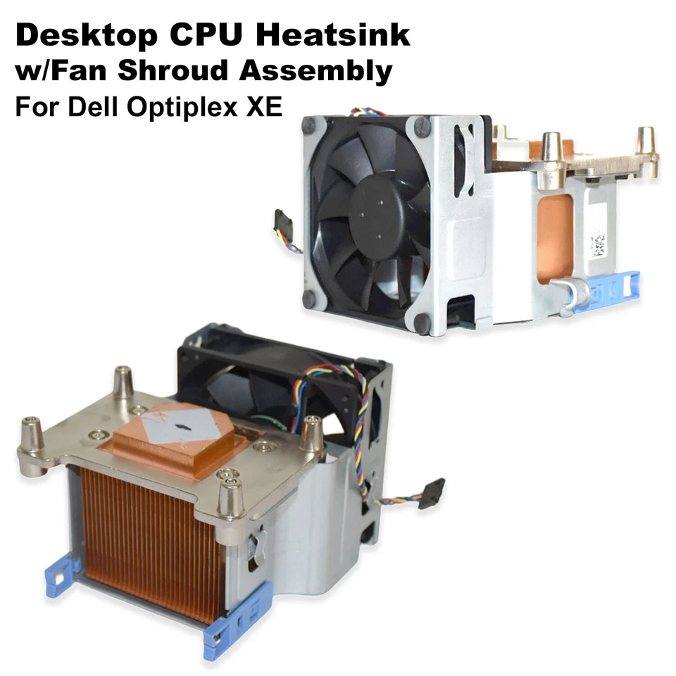 New Dell Optiplex XE/XE Desktop CPU Heatsink with Fan Shroud Assembly FF4H5 - Image 2 of 4
