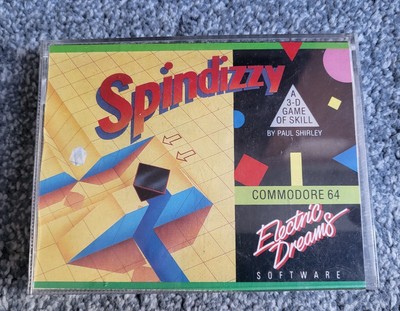 Spindizzy für Commodore 64 C64 - funktionstüchtig - komplett - Norelco Case