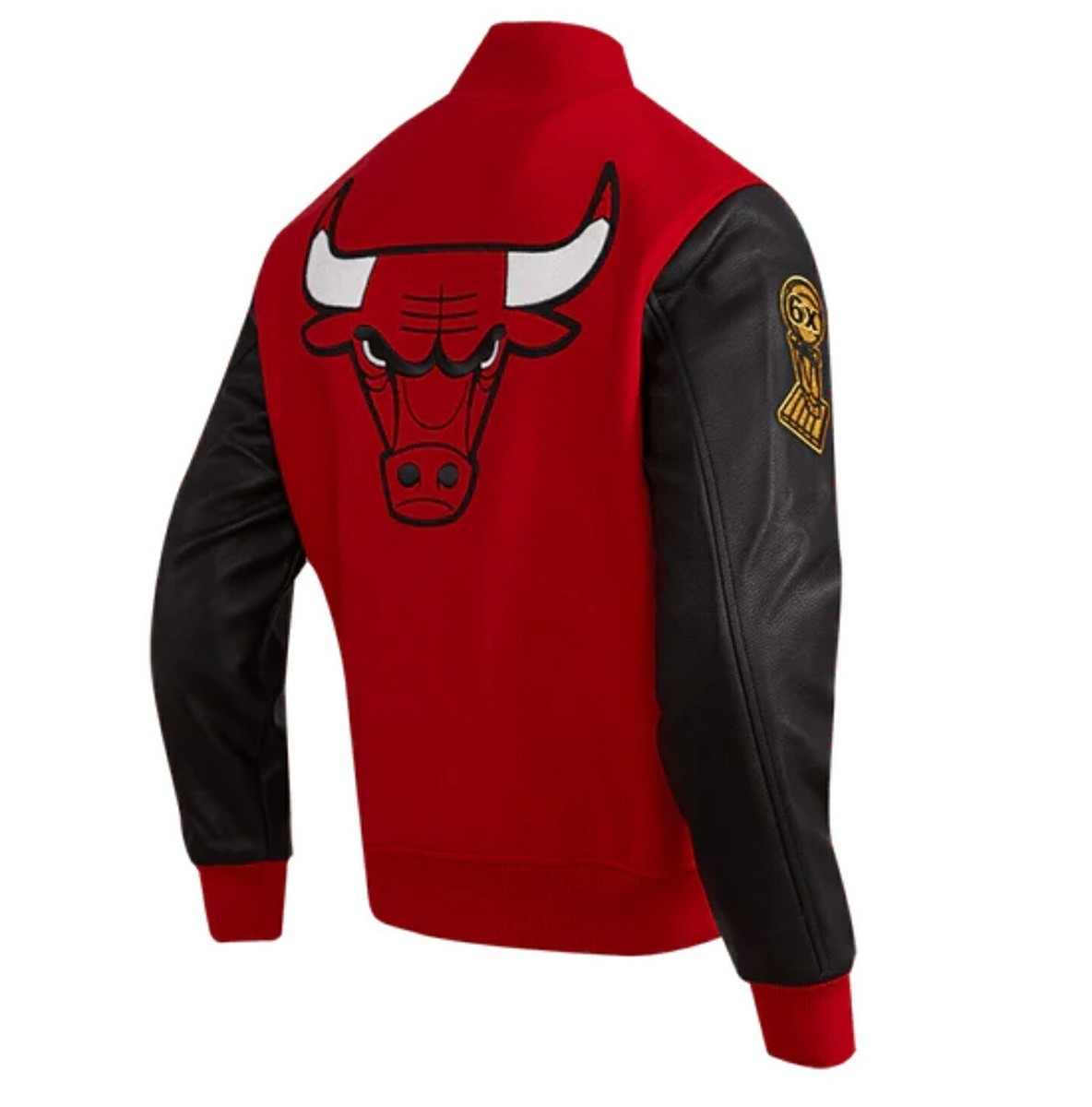 ジャケット・アウター Pro Standard Chicago Bulls Jacket Black Chicago Bulls Pro Standard Crest Wool Varsity Jacket