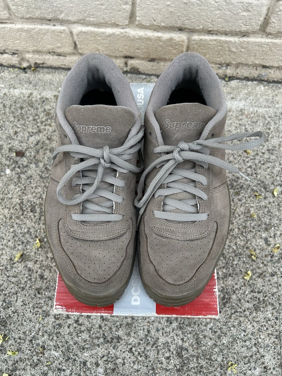 DC Shoes X Supreme Torsion Skate Shoe Grey 9.5 Supreme New DC Shoes X Supreme Torsion Skate Shoe Grey 9.5 Supreme New