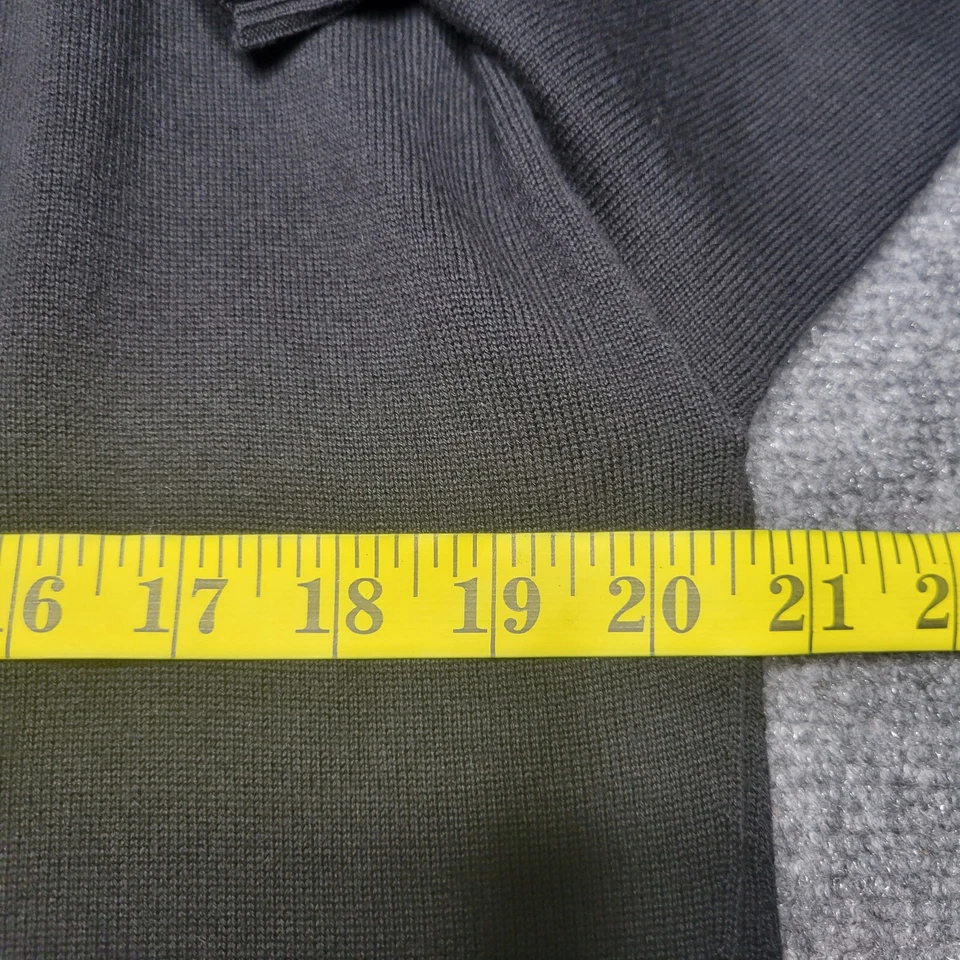 H by Halston 3/4-Sleeve Buttoned Cardigan XX-Small Sz Black Casual Modern Top - Image 2 of 4