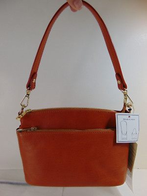 Divina Firenze LILLA Leather Shoulder Bag w/ Crossbody Strap Handmade Italy NWT