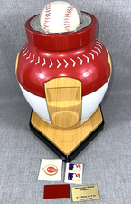 NEW Cincinnati Reds Baseball MLB Cremation Urn Memorial Display 13  Licensed