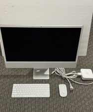 Apple iMac 24" 256GB SSD, Apple M3, 8GB RAM, 8-Core GPU Silver - MQR93LL/A