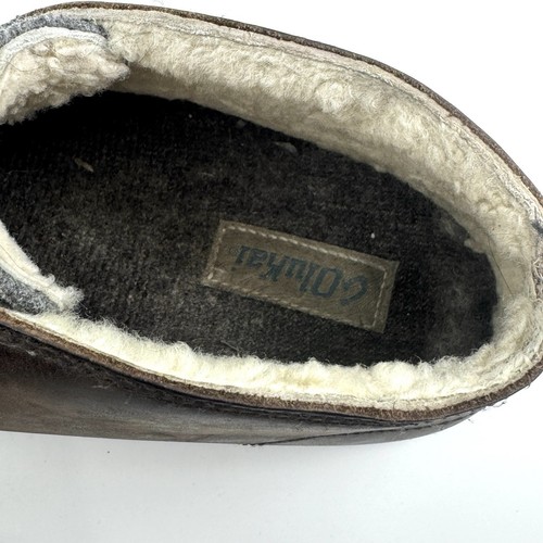 SELTEN OLUKAI Herren Gr. 9 Moloa Slipper Mid Slipper Schaf Sherpa gefüttert Leder Obermaterial - Bild 7 von 12