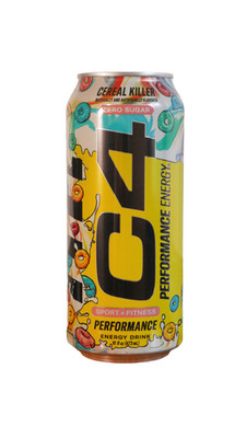 C4 Cereal Killer Energy Drink 16oz Can - BRAND NEW 2025 - Cellucor