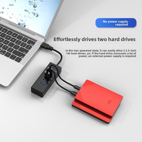 USB 3.0 USB2.0 Docking Station Multi-function with Power Supply - Picture 3 of 14