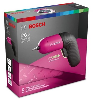 Bosch Home and Garden Elektroschrauber IXO (6. Generation, rosa, wiederaufladbar