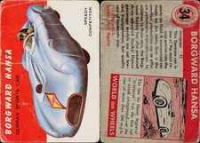 1954 Topps World On Wheels 34 Borgward Hansa 1954 Topps World On Wheels 34 Borgward Hansa