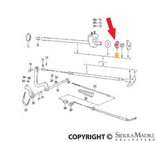 Porsche Lock Plate - All 356 50-65  644-24-228 64424228