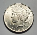 1925 P PEACE DOLLAR 90% SILVER BU UNC #P2948