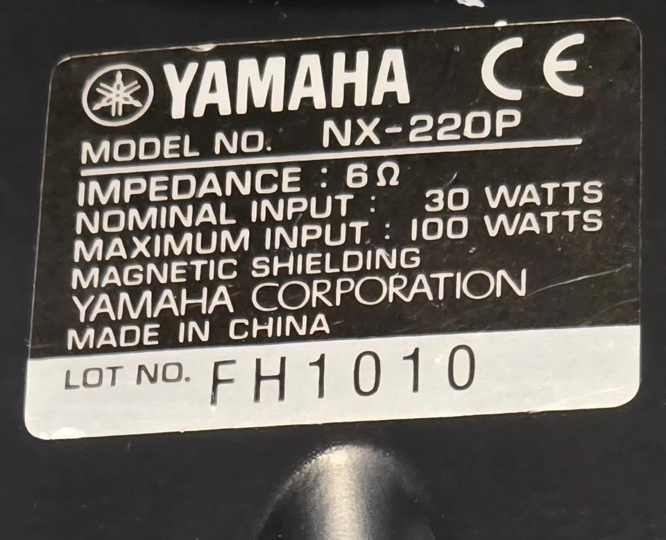 Yamaha Bookshelf Speakers Pair Model NX-220P - image 4 of 4