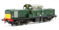 HELJAN 'OO GAUGE' 1720 BR GREEN CLASS 17 D8594 DIESEL LOCOMOTIVE