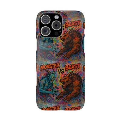 Monster vs Beast Phone Case For All iPhone Models