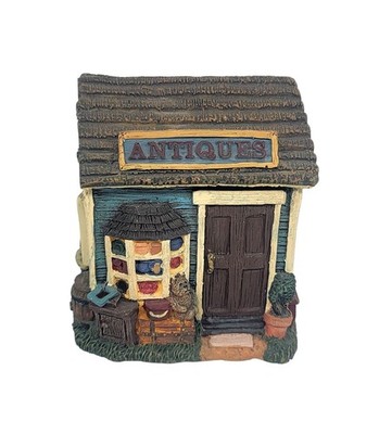 Vintage 1995 Figi Graphics Antiques Mini Shop With Removable Roof Inside Room M3