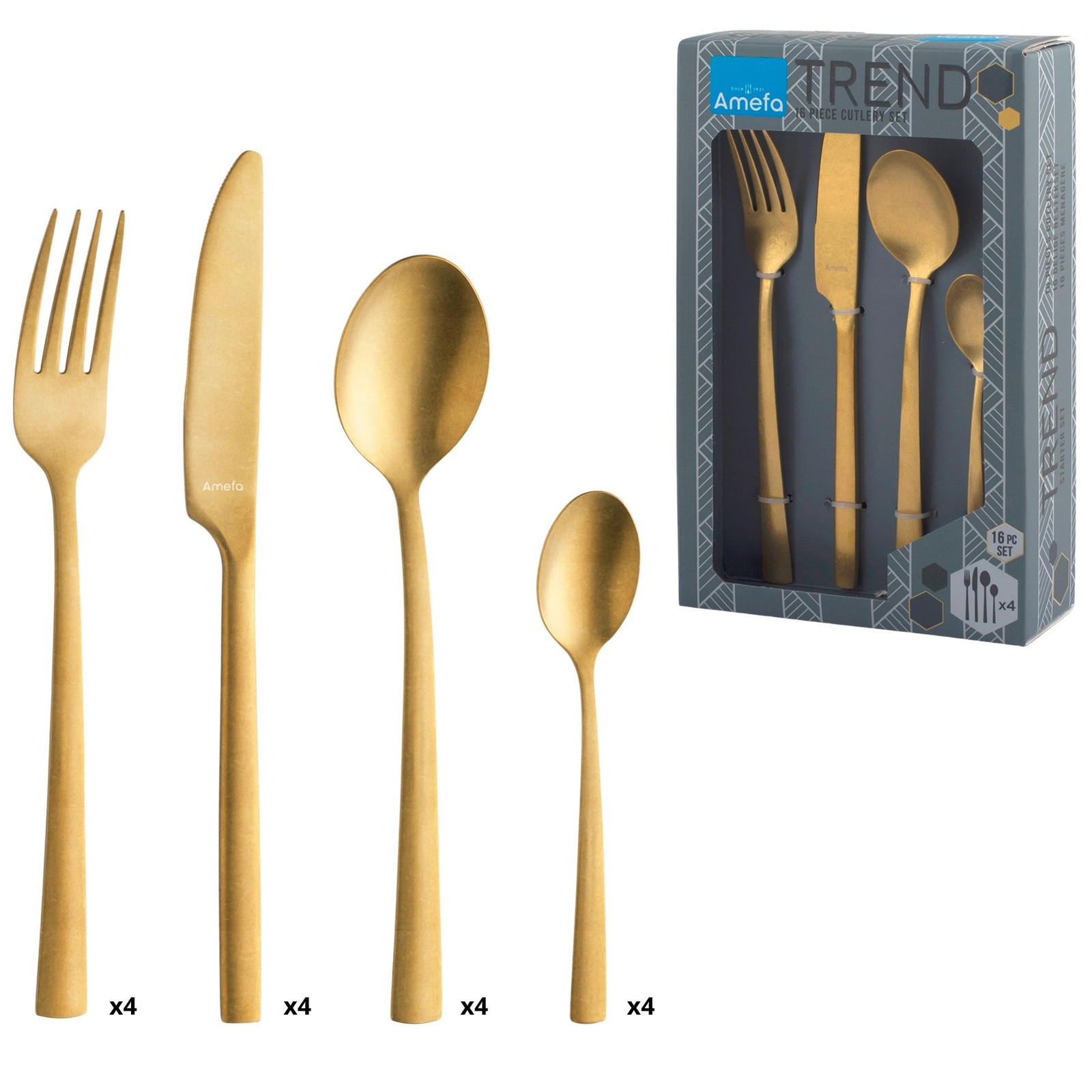 Ménagère 16 pièces Manille pour des repas chaleureux en famille ou entre amis