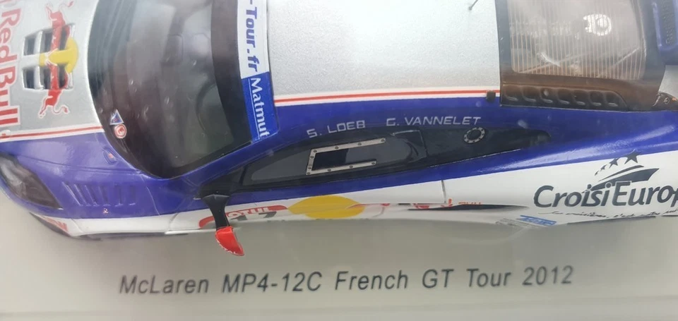 McLaren MP4-12C GT3 Red Bull Playstation French GT Tour 2012 #17 Loeb Spark 1/43 - Photo 4/4