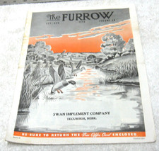 VINTAGE OCT NOV 1950 JOHN DEERE FURROW MAGAZINE ADVERTISING BROCHURE