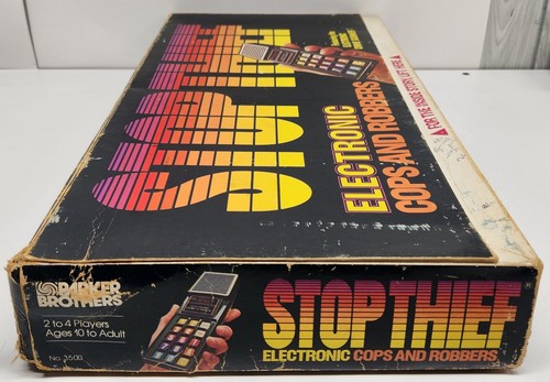 De colección 1979 Stop Thief Electronic Cops and Robbers Juego de Mesa FUNCIONA Parker Bros - Imagen 19 de 20