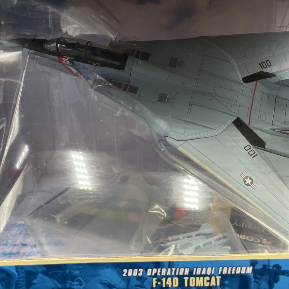2004 Corgi F-14D TOMCAT Iraqi Freedom US Navy VF-2 Bounty Hunters Diecast New - Image 4 of 4