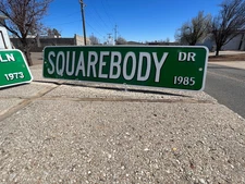 Custom Chevy GMC C10 Squarebody Truck Street Sign - Choose Your Year