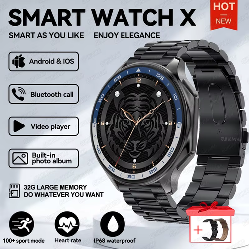 2024 DT WATCH X AMOLED Smartwatch with AI Music Health Extras - Picture 9 of 22