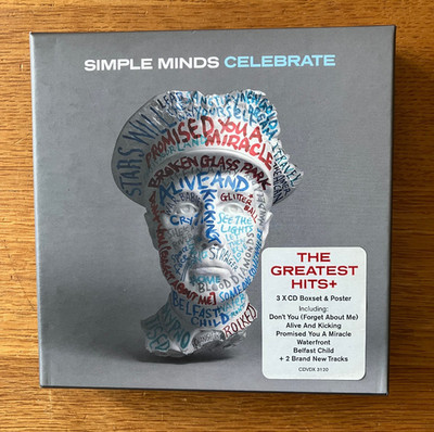 Simple Minds Celebrate The Greatest Hits 3 x CD Limited Edition Box Set & Poster